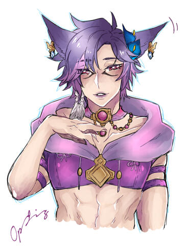 Color bust by Ophius